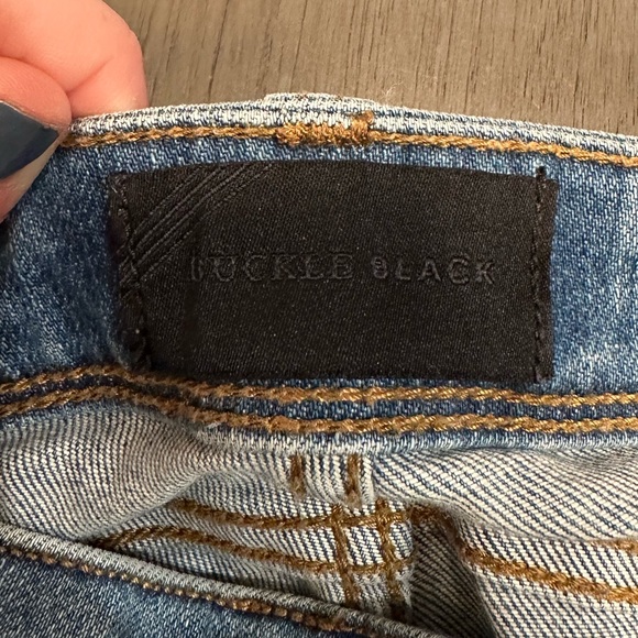 Buckle Black No 53 Skinny Ankle Crop Jeans size 24 - Picture 5 of 8